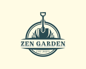 Shovel Grass Gardening logo design