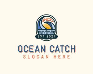 Ocean Travel Agency logo design