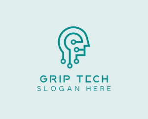 Software Tech Artificial Intelligence logo design