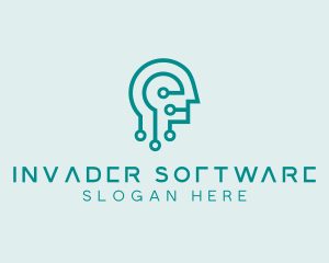 Software Tech Artificial Intelligence logo design