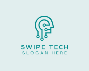 Software Tech Artificial Intelligence logo design