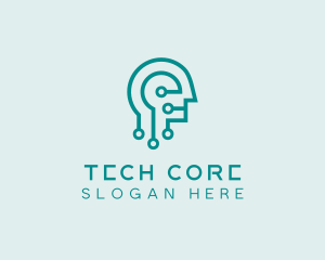 Software Tech Artificial Intelligence logo design