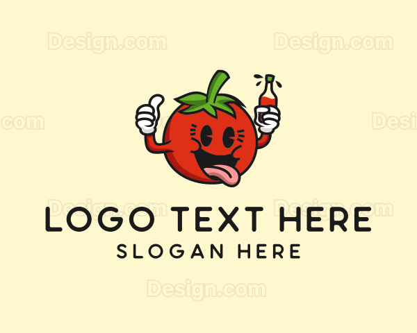 Tomato Sauce Drink Logo