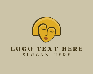 Gold Woman Elegant logo