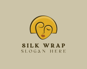 Gold Woman Elegant logo design