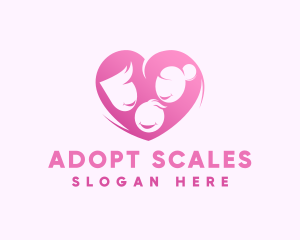 Family Love Adoption logo design