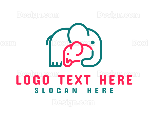 Elephant Mother Love Logo