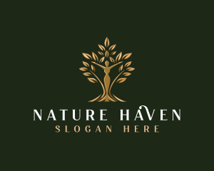 Nature Woman Tree logo design