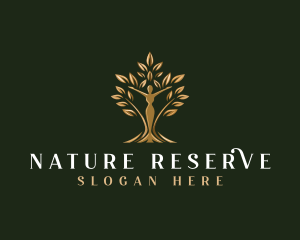 Nature Woman Tree logo design