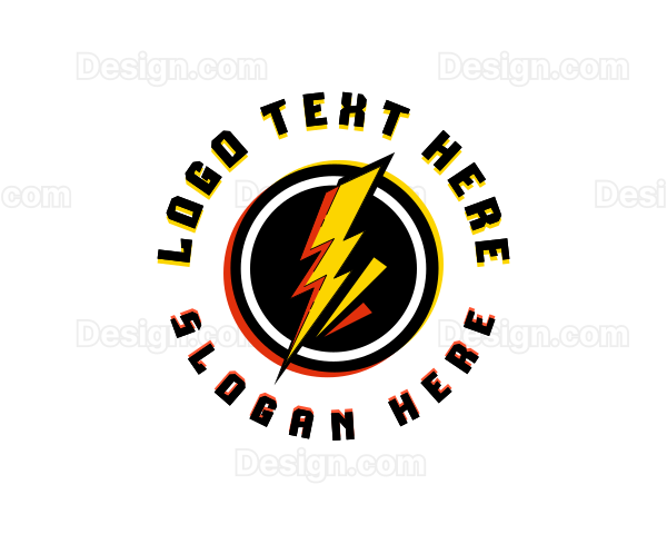 Lightning Power Thunder Logo