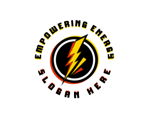 Lightning Power Thunder logo design