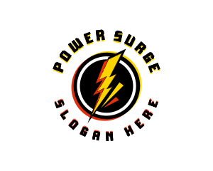 Lightning Power Thunder logo design