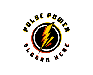 Lightning Power Thunder logo design