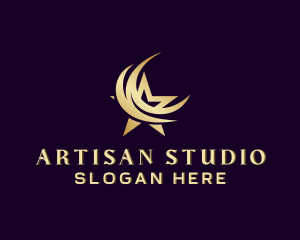 Star Crescent Art Studio logo design