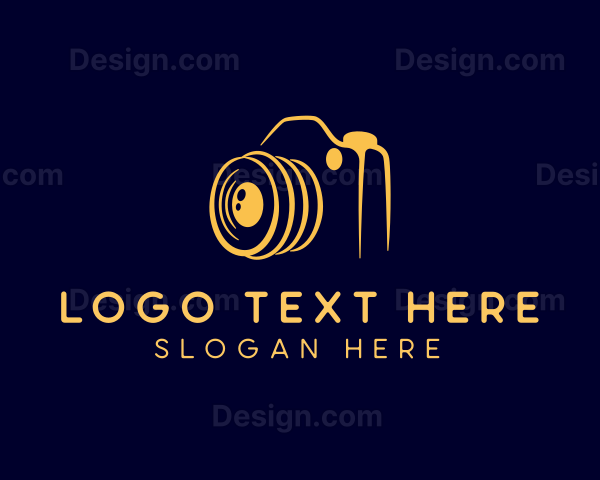 Photographer DSLR Camera Logo