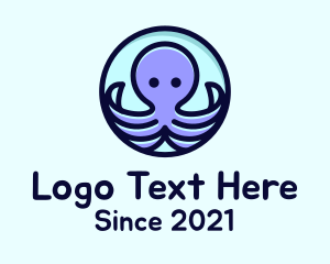 Cute Octopus Tentacles logo