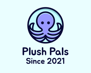 Cute Octopus Tentacles logo design