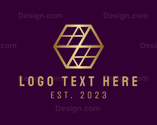 Elegant Hexagon Interior Logo