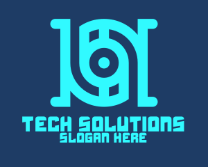 Round Gate Tech logo design