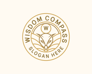 Luxury Owl Bird  logo