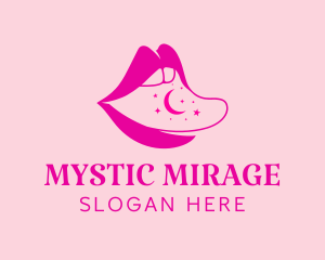 Mystic Mouth Lips logo design