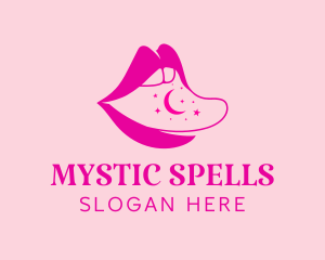 Mystic Mouth Lips logo design