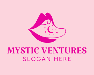 Mystic Mouth Lips logo design