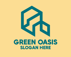 Green Construction Company  logo design