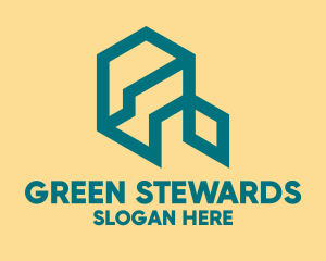 Green Construction Company  logo design