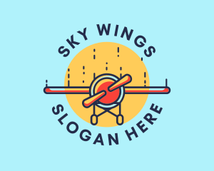 Sun Aircraft Flying logo