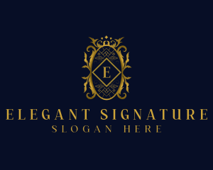 Luxury Ornamental Royalty logo design