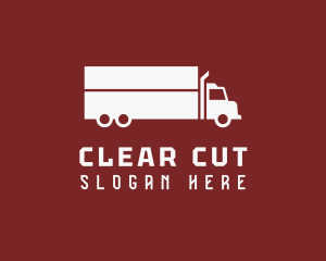 Simple Logistics Trucking logo design