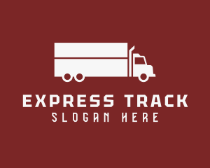 Simple Logistics Trucking logo design