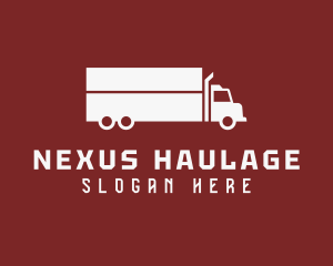 Simple Logistics Trucking logo design