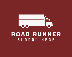 Simple Logistics Trucking logo design