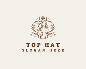 Cowgirl Hat Beauty logo design