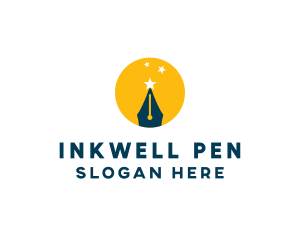 Pen Nib Stars logo