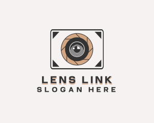 Camera Lens Photography logo design