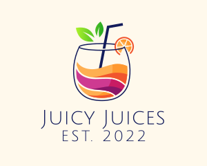 Colorful Tropical Juice logo