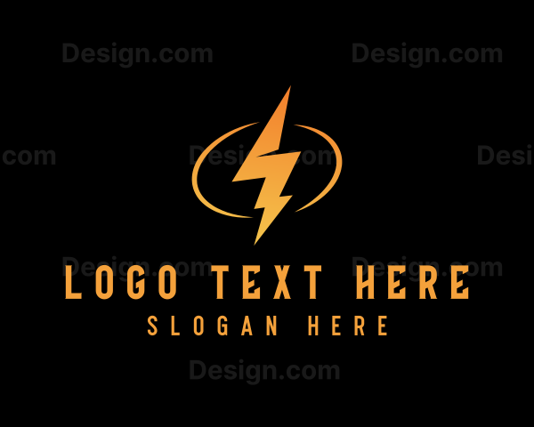 Lightning Bolt Electrician Logo