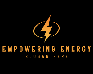 Lightning Bolt Electrician  logo design