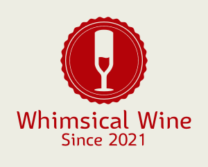 Wine Sommelier Badge  logo design