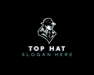 Detective Spy Hat logo design