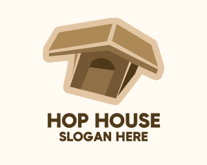 Brown Dog House  logo design