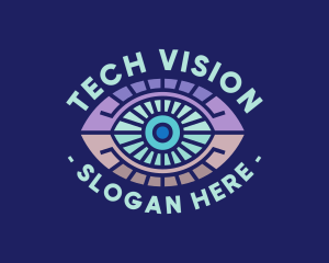 Tech Cyber Eye  logo design