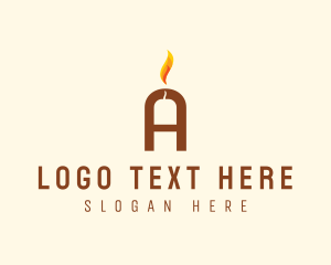 Ambience Candle Letter A logo