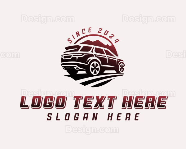 SUV Car Detailing Logo