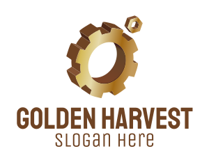 Golden Cog Repair logo design