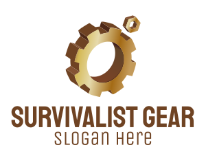 Golden Cog Repair logo design