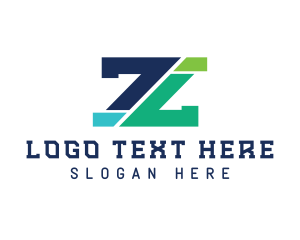 Modern Edgy Letter Z logo